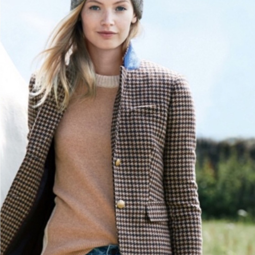 J.Crew 100% Wool Blazer Size 8. Beautiful Jacket.